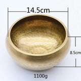 Tibetan Singing Bowl - Antique Design  Promotes Peace, Chakra Healing, and Mindfulness - NaturaCurandera.com