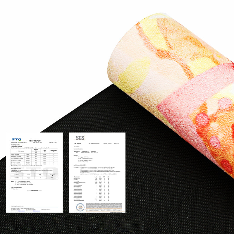 Natural Rubber Slip-resistant Yoga Mats blanket Folding - NaturaCurandera.com