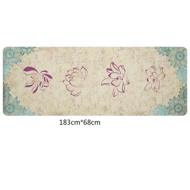 Natural Rubber Slip-resistant Yoga Mats blanket Folding - NaturaCurandera.com