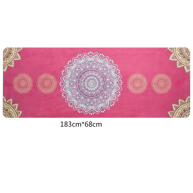 Natural Rubber Slip-resistant Yoga Mats blanket Folding - NaturaCurandera.com