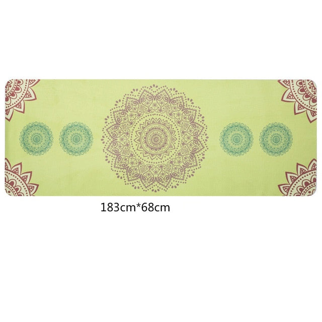 Natural Rubber Slip-resistant Yoga Mats blanket Folding - NaturaCurandera.com