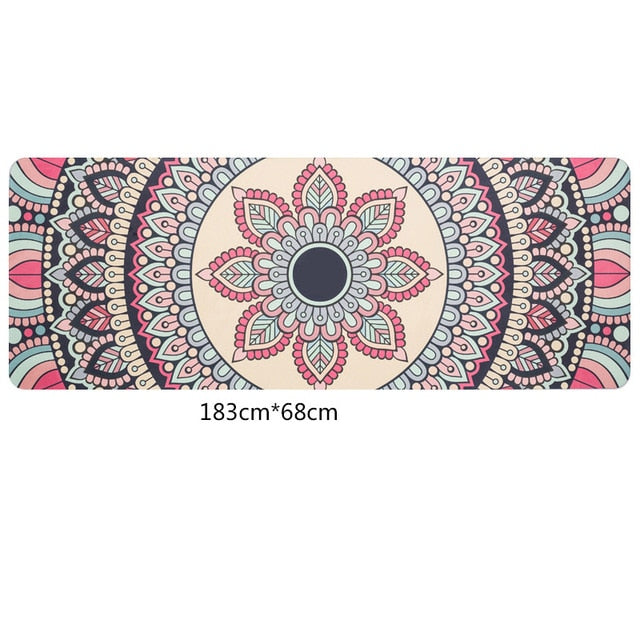 Natural Rubber Slip-resistant Yoga Mats blanket Folding - NaturaCurandera.com